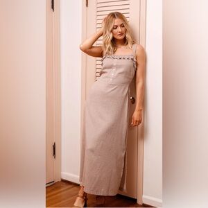 ABLE | Kendra Dress, Flax, Small